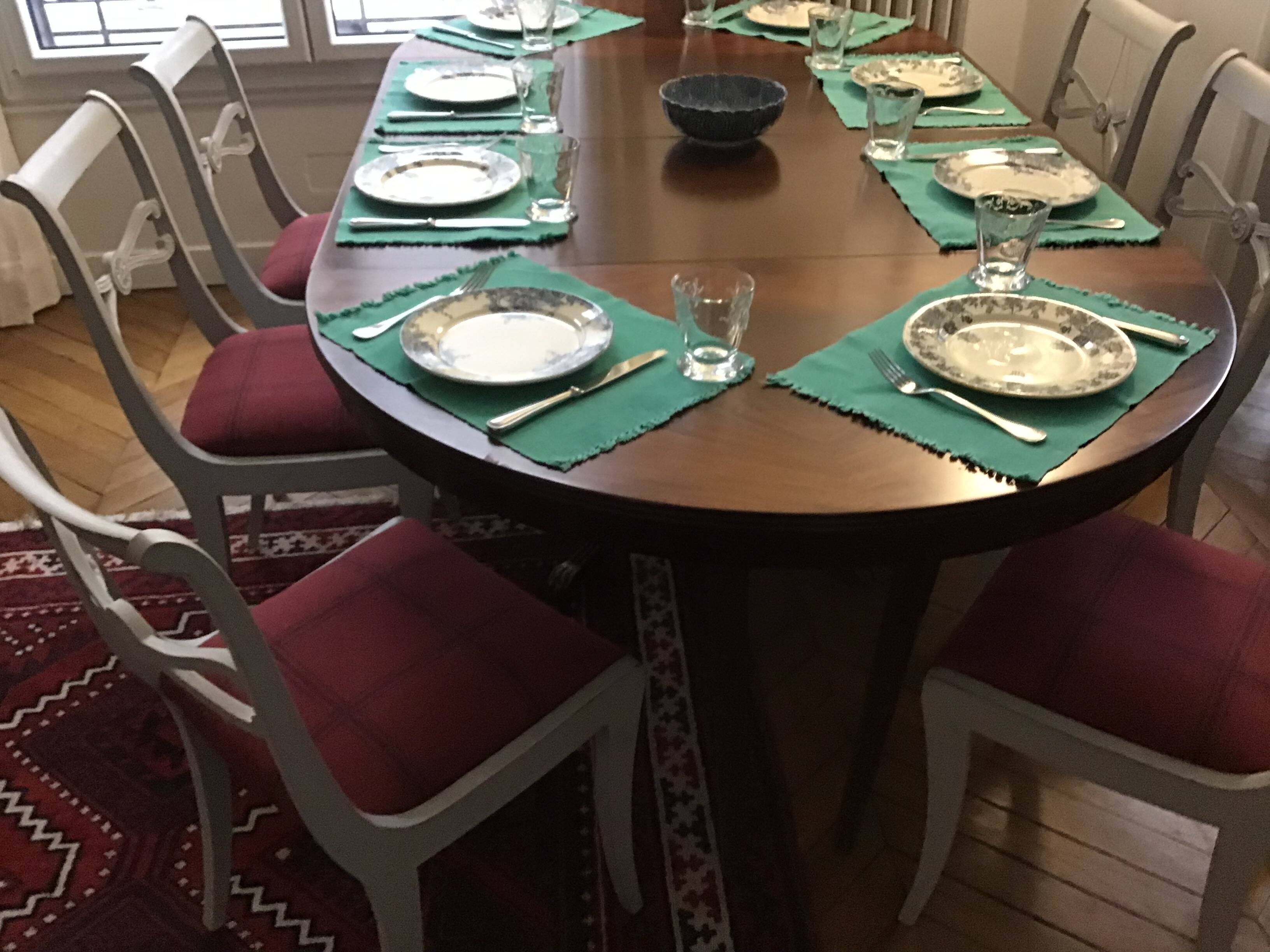 English style dining table