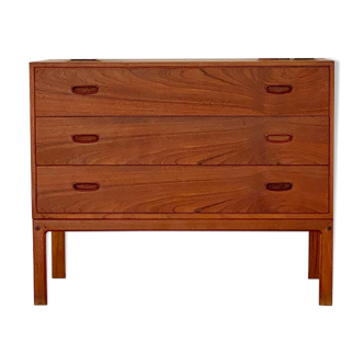 Vintage Scandinavian teak chest of drawers