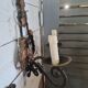 2 wrought iron sconces