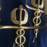Pair of bronze appliques period empire
