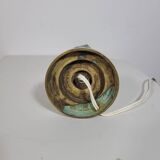 Vintage lamp in marble, glass and brass 1950s