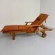 Fischer Möbel design teak deckchairs from the 90s