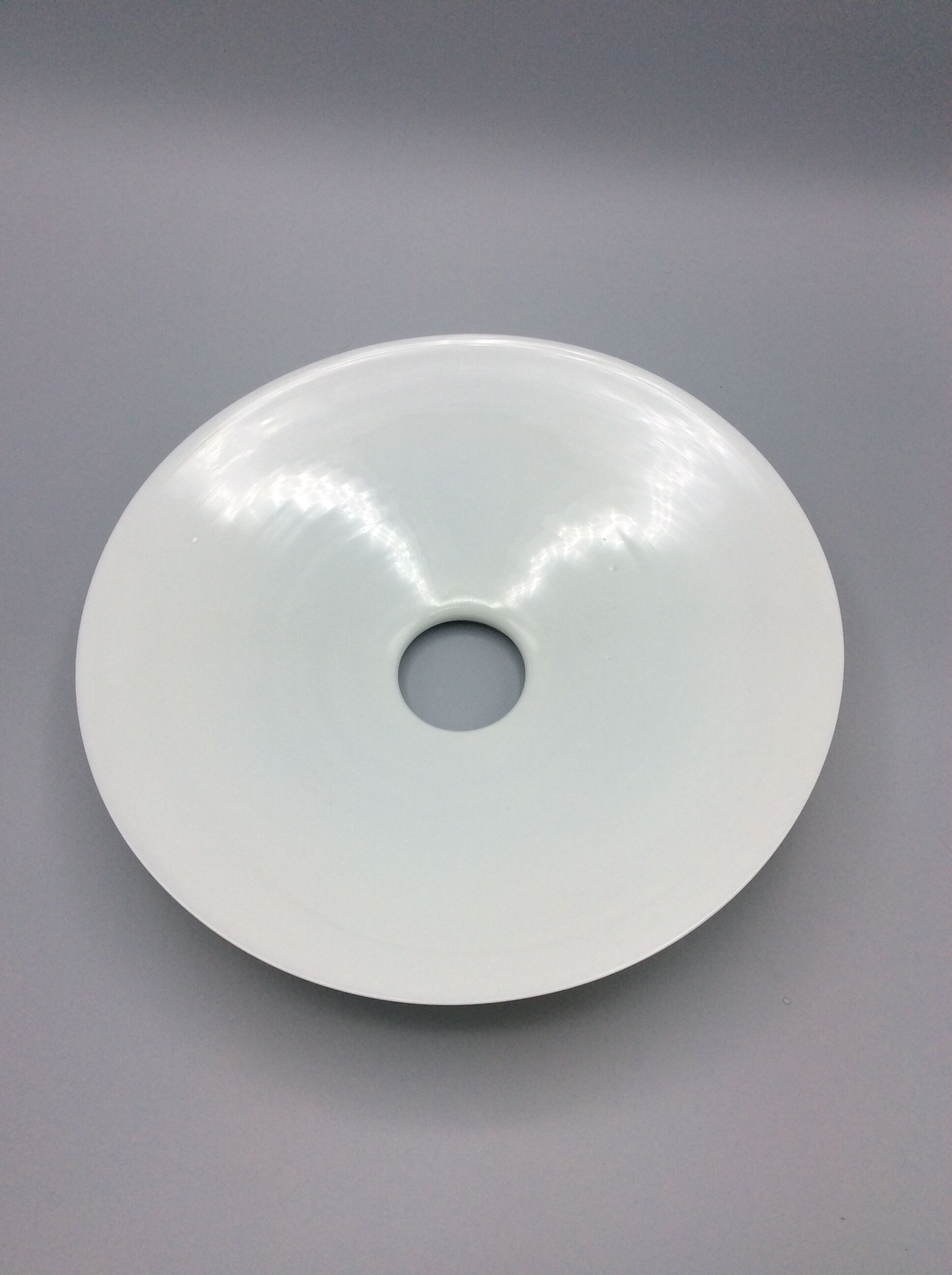 White opaline lampshade