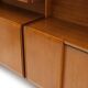 Wall unit with shelves, drawers and cabinets, 1960s.