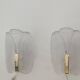 Wall lights by Carl Fagerlund for Orrefors 1970s