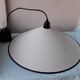 White metal pendant light