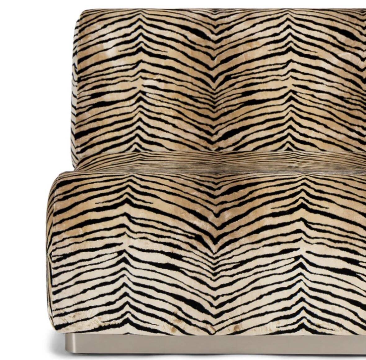 Round canapé - socialite family - tiger