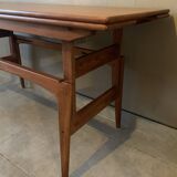 Table modulable danoise en teck Kai Kristiansen 1960