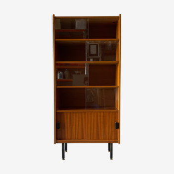 Bibliothèque vitrine années 60