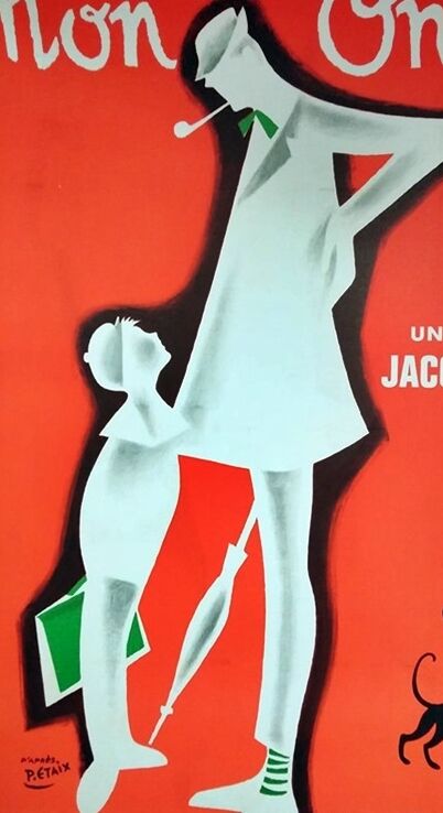 vintage poster 1970 my uncle Jacques tati 120x160 cm entiled