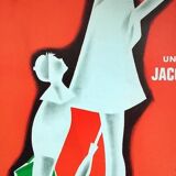 vintage poster 1970 my uncle Jacques tati 120x160 cm entiled