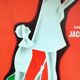 vintage poster 1970 my uncle Jacques tati 120x160 cm entiled