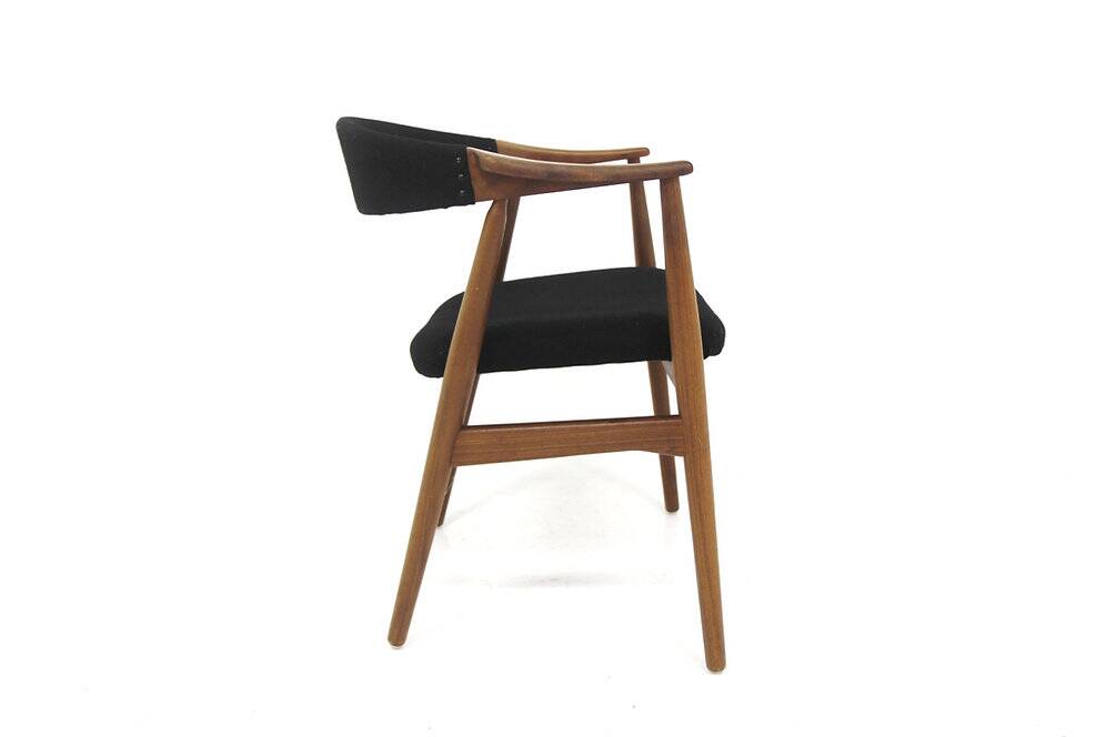 Set of 4 teak chairs, Thomas Haslev, Farstrup Møbler, Denmark, 1960