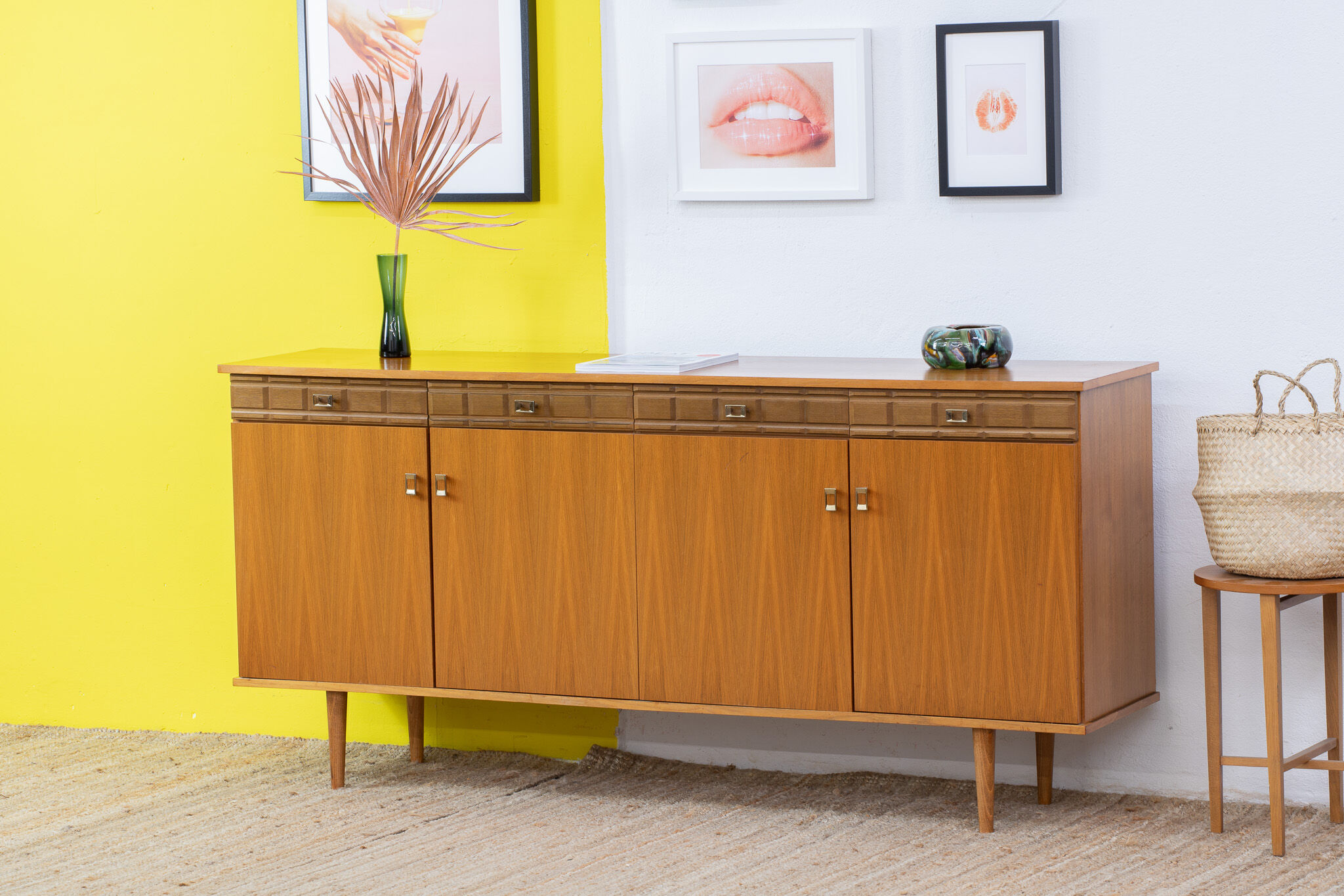 Vintage Scandinavian Enfilade – 179.5 cm
