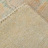 tapis vintage en laine beige, 5x8 tapis vintage turc, 150x240 cm tapis pastel