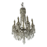 9-light chandelier with tassels
