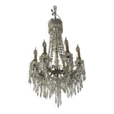 9-light chandelier with tassels