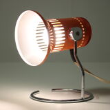 1970s Adjustable Orange Table Lamp, Czechoslovakia