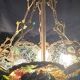 Murano chandelier in bronze and bunches of grapes