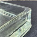 Empty pocket glass brick Lumax rare large model low vintage 60s