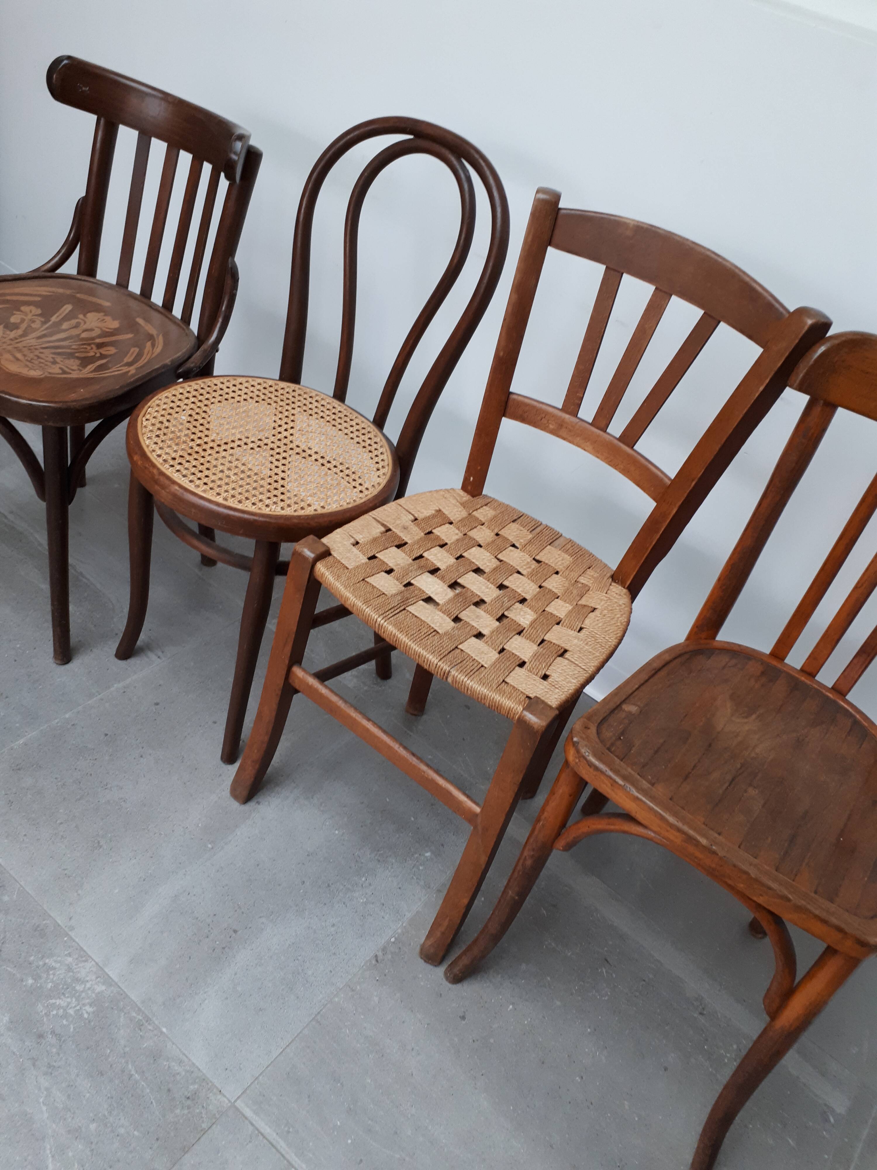 Set of 4 bistro chairs