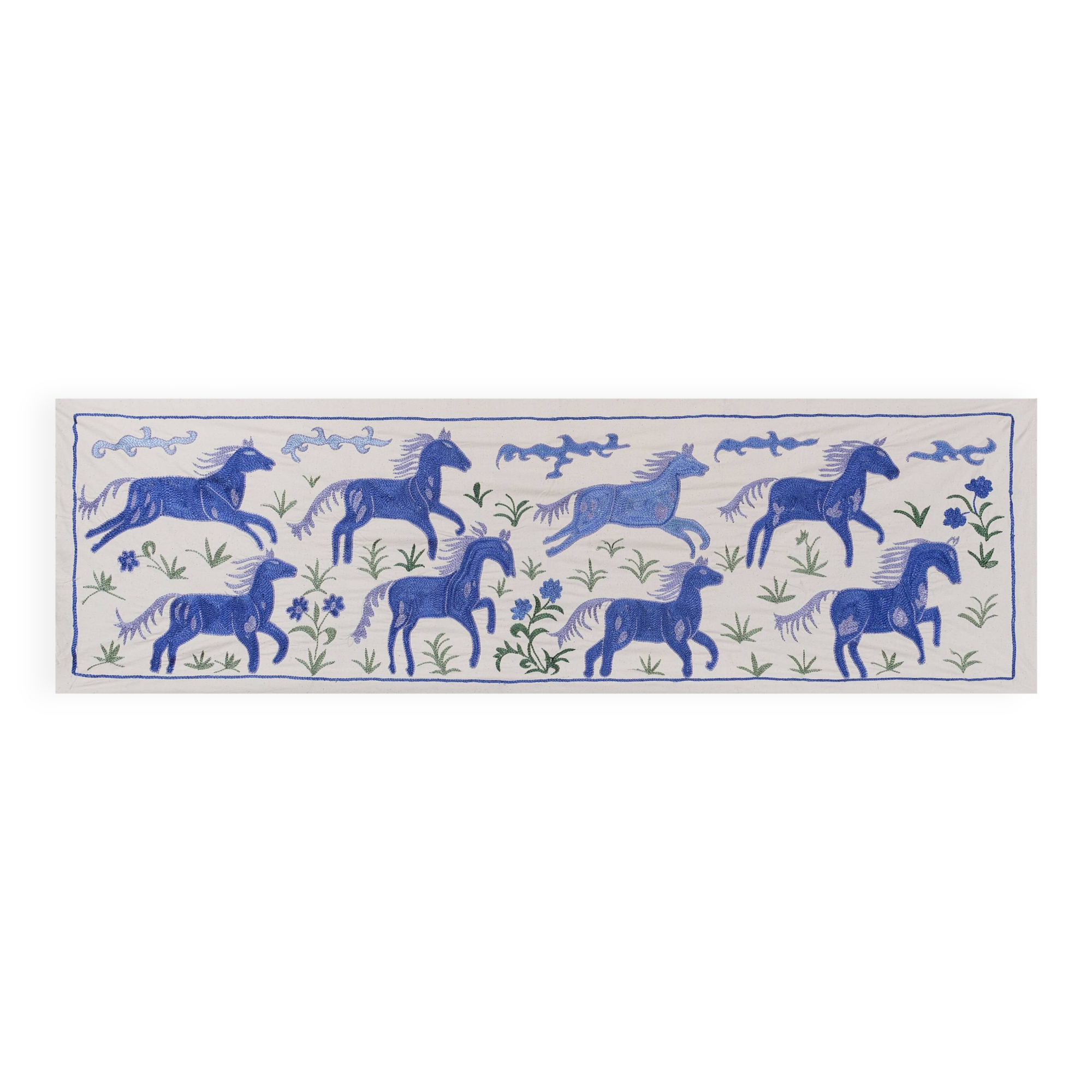 Tapis noué à la main, tapis turc vintage 49x152 cm