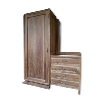 Asymmetrical Art Deco Wardrobe