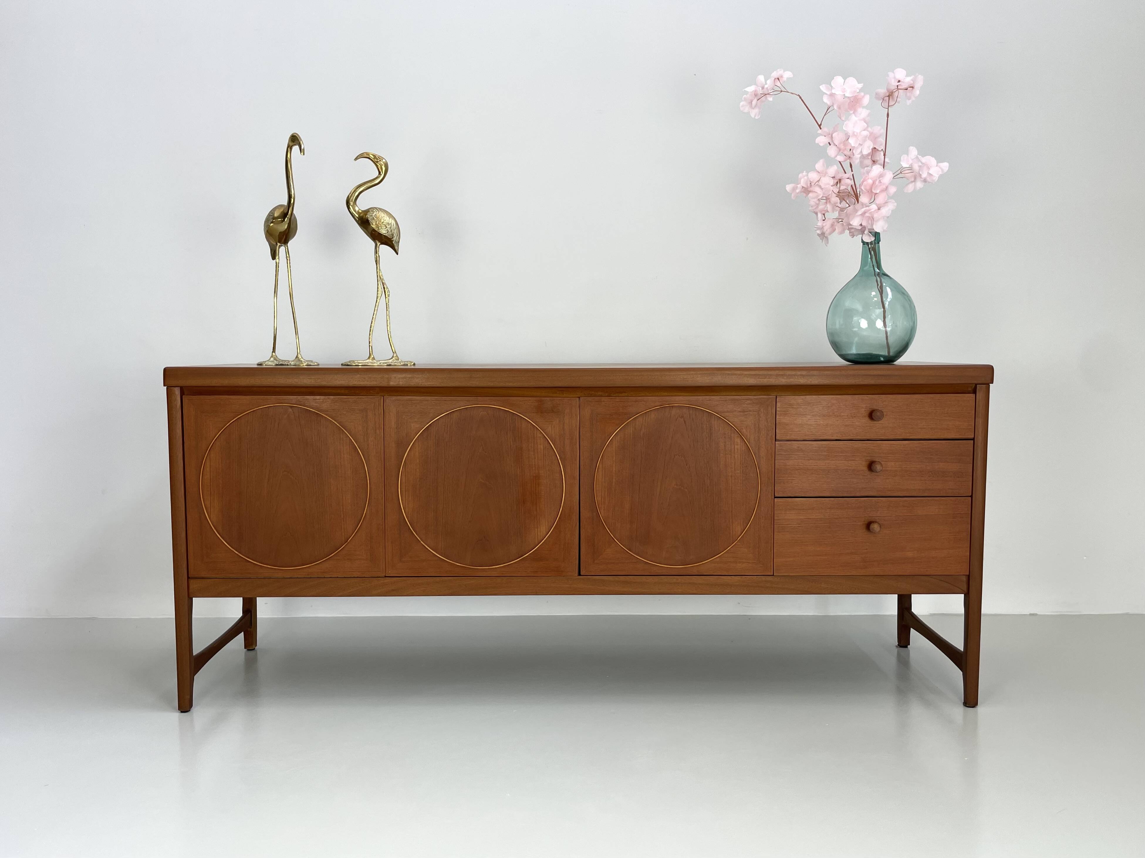 Vintage Nathan "Circle" sideboard 1960's