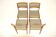 Set of 4 beech chairs, Sweden, 1960