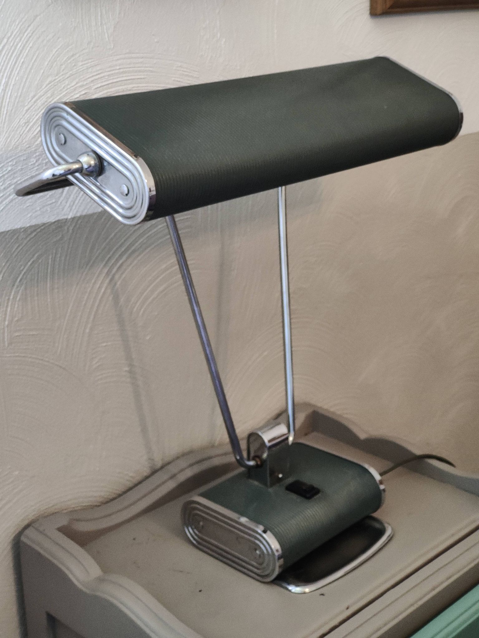 Jumo lamp Grey-green color N71, edition circa 1950