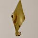 Pair of Swedish brass wall sconces from the mid-century.