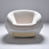 Paire de fauteuils de salon de Mario Sabot en fibre de verre  - 1969