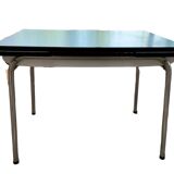 Blue formica table