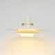 Large Leto lamp, coffee with milk colour, Denmark 1970s