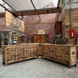 Pair of brutalist sideboards