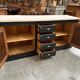 Old patinated craft furniture