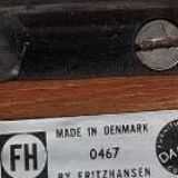 Scandinavian teak table 6 seats Arne Jacobsen