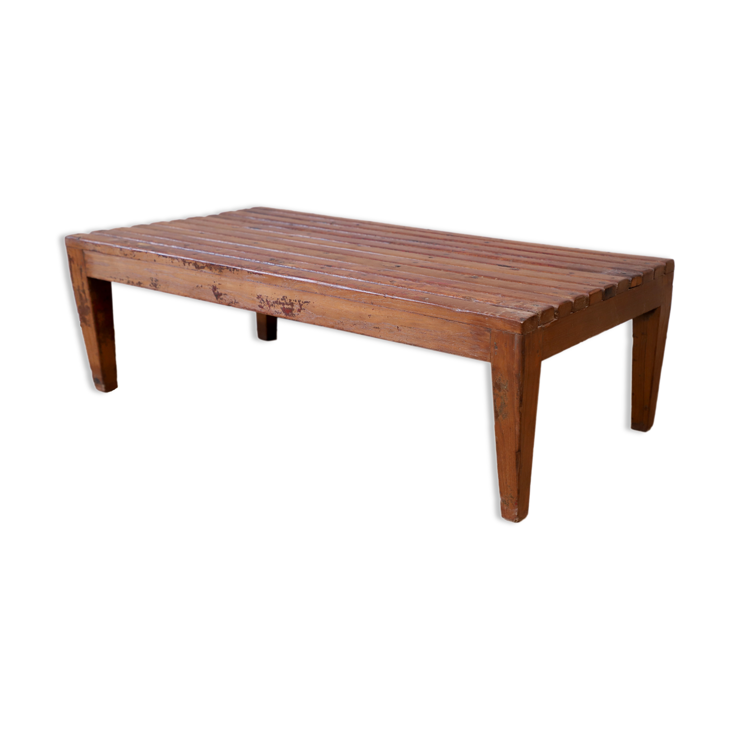 Old Burmese teak bench