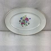 Plat ancien artisanal made in france digoin