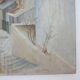 1950s Cubist Painting St Ives E Kahnii Oil on Canvas Sunday Morning