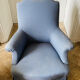 Paire de fauteuils crapauds Napoleon III tapisserie bleue - France 19eme siècle