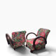 Superbe paire de fauteuils de style Art Déco
