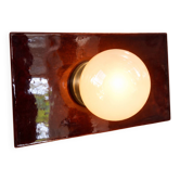 Ceramic zellige wall lamp
