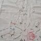 Antique hand-embroidered tablecloth with floral patterns and Richelieu cutwork – 160 x