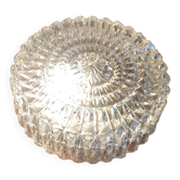 Plafonnier ou applique en verre moulé - 70's
