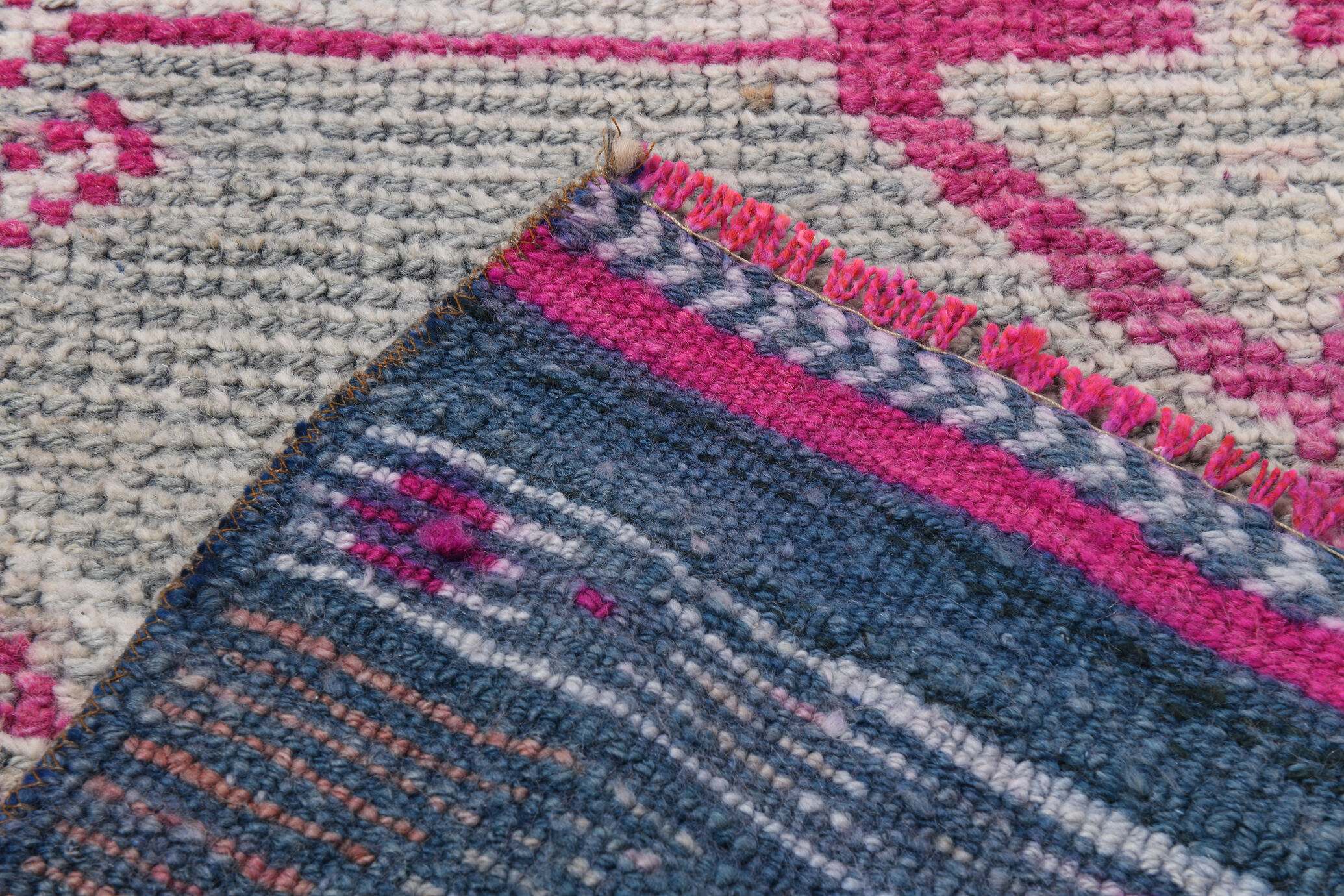 3x10 pastel wool vintage runner rug 309x98cm