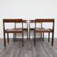 Chaises en bois vintage, années 1960, ensemble de 4