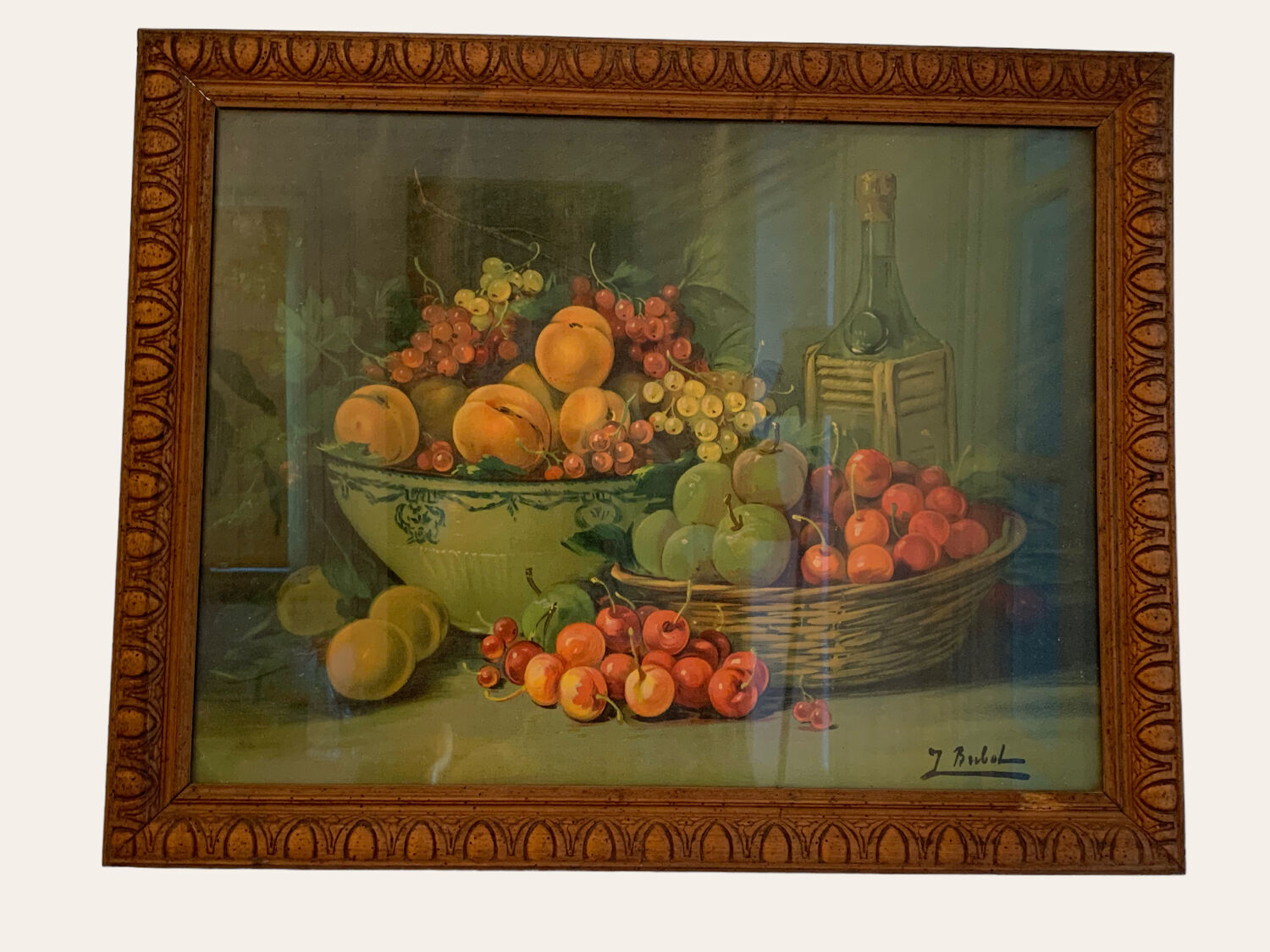 Pair of Still Life Fruit Paintings 1900