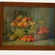 Pair of Still Life Fruit Paintings 1900