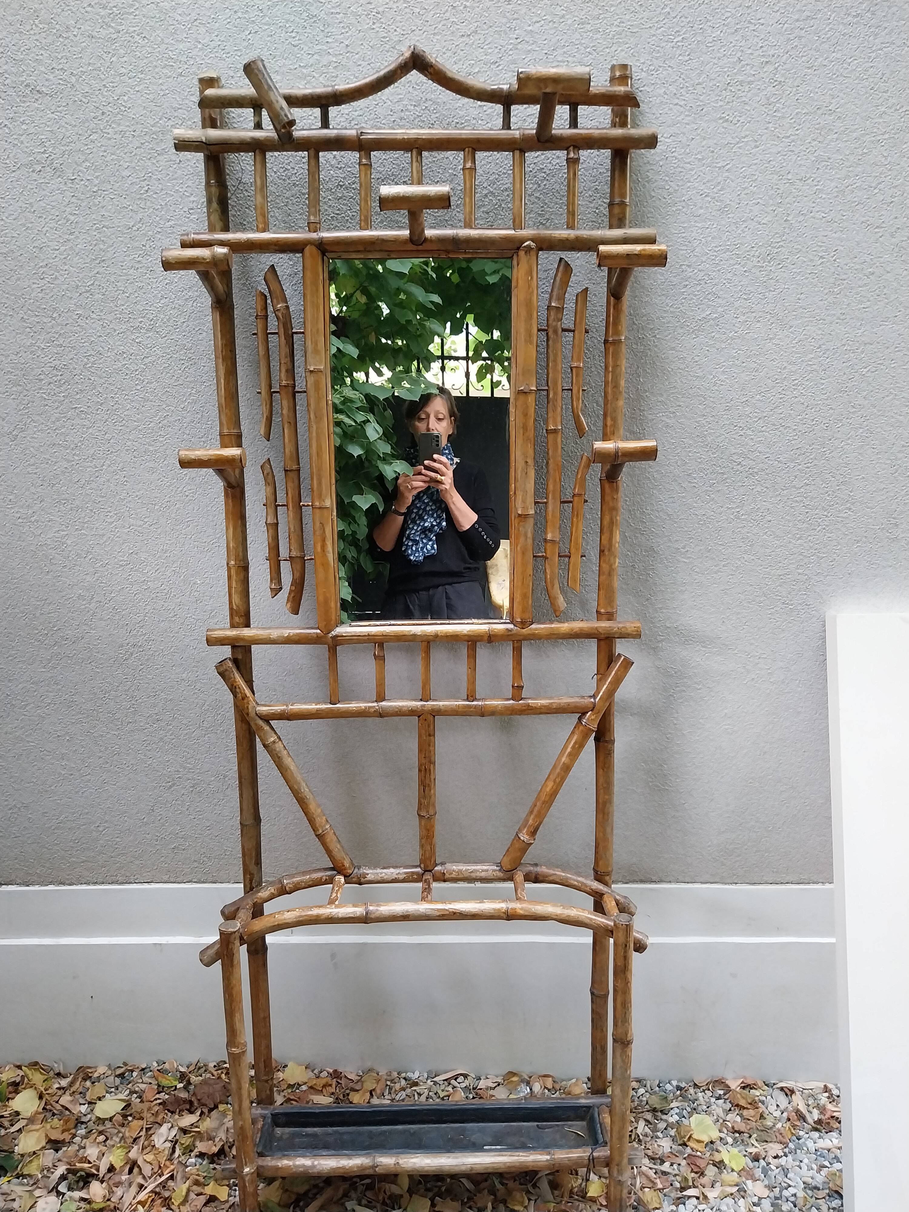 Bamboo Coat Rack 1900